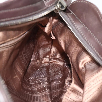 Salvatore Ferragamo Marisa Leather, Brown, Leather, Handbag