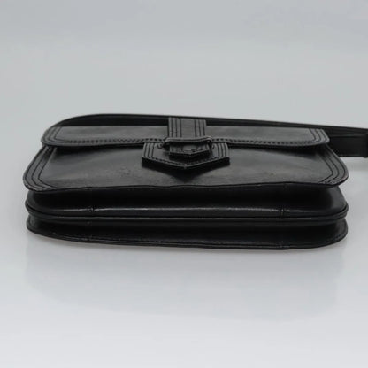 Saint Laurent Vintage Leather, Black, Leather, Handbag
