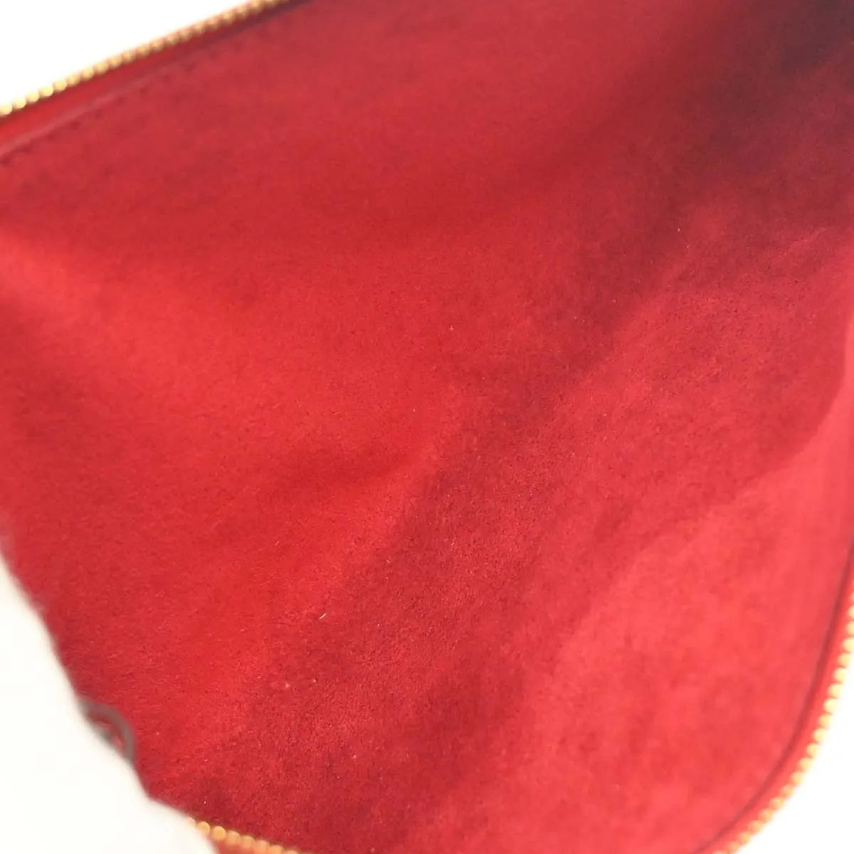 Louis Vuitton Pochette Accessoires Epi, Red, Leather, Clutch