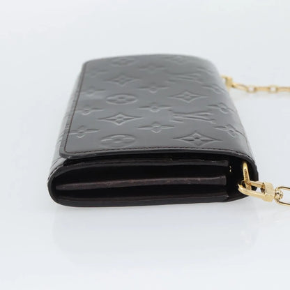 Louis Vuitton Sarah Chain Monogram Vernis, Burgundy, Patent Leather, Clutch