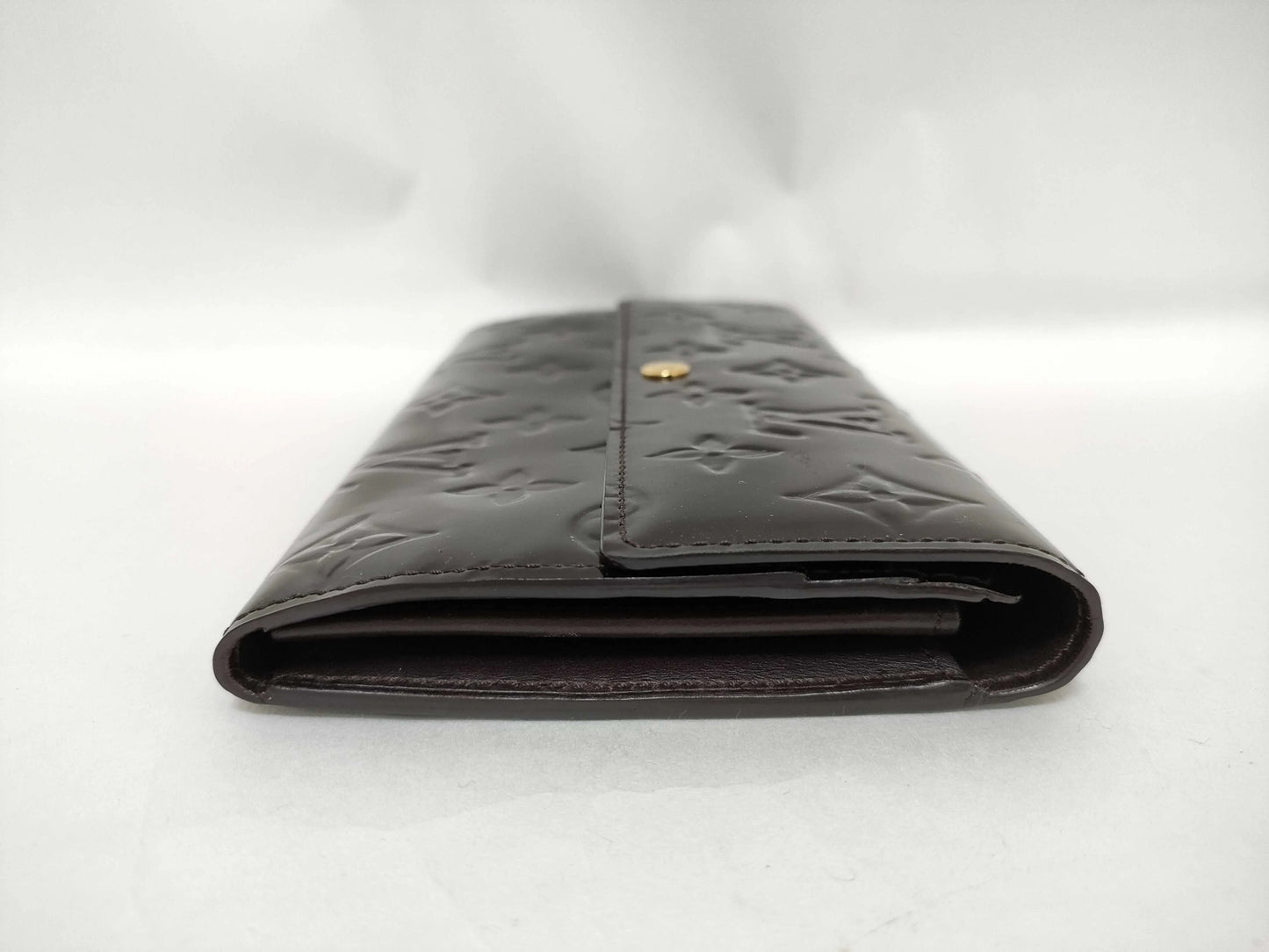 Louis Vuitton Portefeuille Sarah Patent Leather, Burgundy, Patent Leather, Wallet