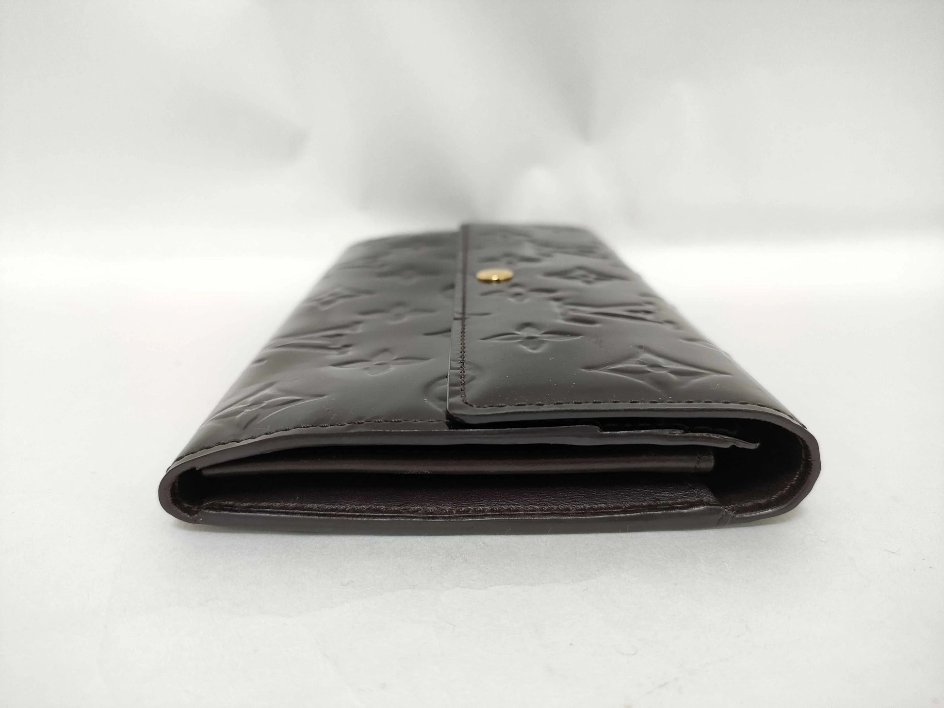 Louis Vuitton Portefeuille Sarah Patent Leather, Burgundy, Patent Leather, Wallet