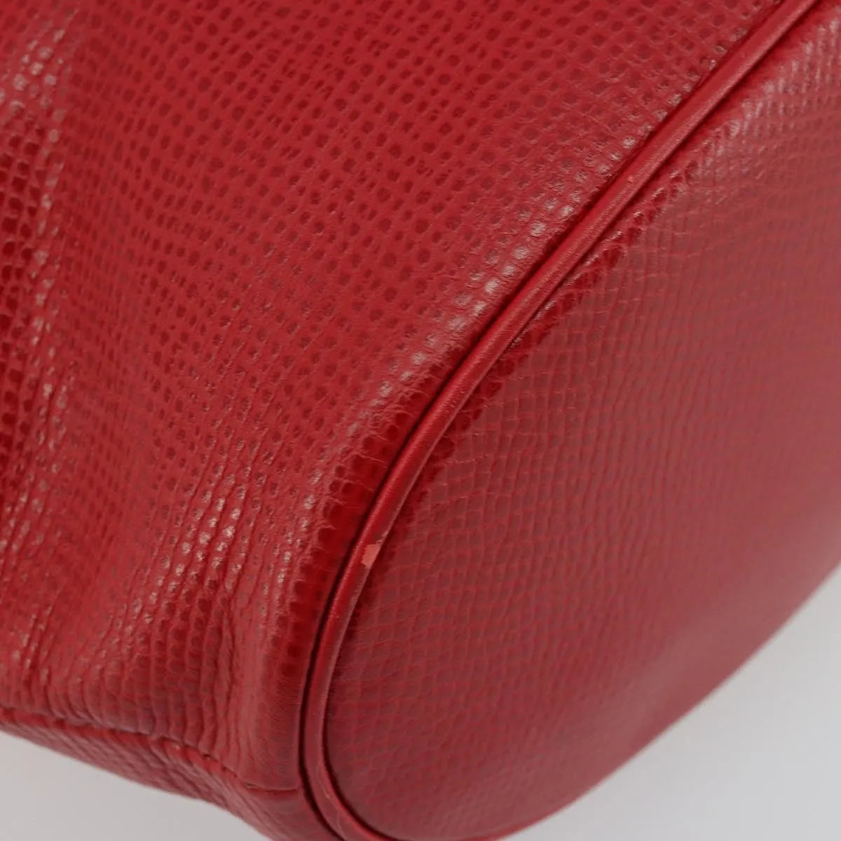 Christian Dior Vintage Tote Leather, Red, Leather, Tote Bag