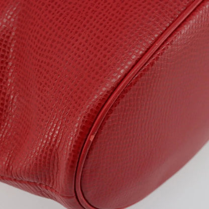 Christian Dior Vintage Tote Leather, Red, Leather, Tote Bag