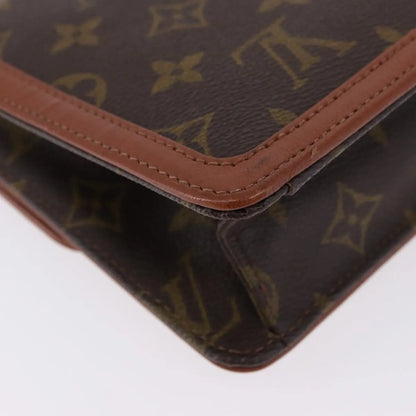 Louis Vuitton Dame Pochette Monogram Canvas, Brown, Canvas, Clutch