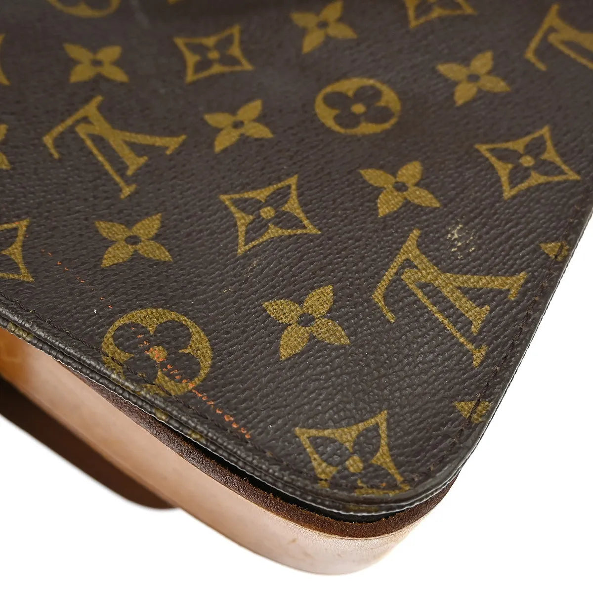 Louis Vuitton Cartouchiere Monogram Canvas, Brown, Canvas, Shoulder Bag