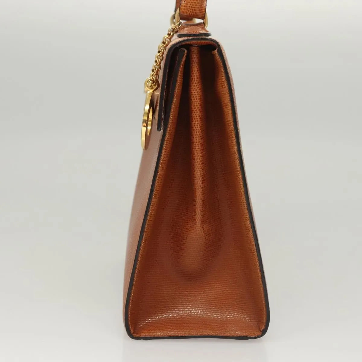 Celine vintage Leather, Brown, Leather, Handbag