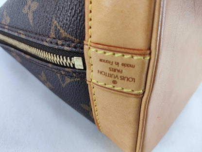 Louis Vuitton Vintage Alma Monogram Canvas, Brown, Canvas, Handbag