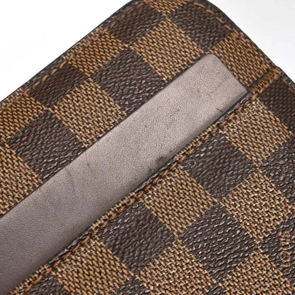 Louis Vuitton Pochette Saint Louis Damier, Brown, Canvas, Clutch