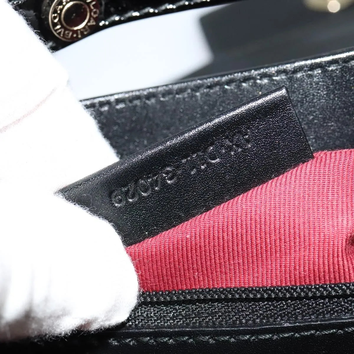 Bvlgari Chandra Flap Enamel, Black, Patent Leather, Shoulder Bag