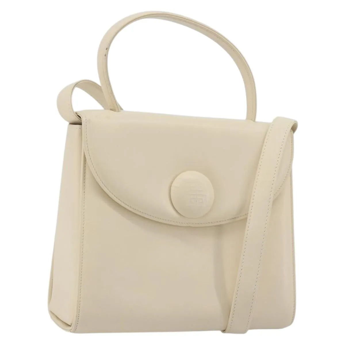 Givenchy Vintage Leather, Beige, Leather, Handbag