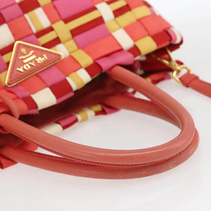 Prada Open Convertible Tote Woven Tessuto, Multicolour, Nylon, Tote Bag