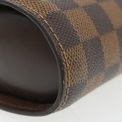 Louis Vuitton Pochette Saint Louis Damier, Brown, Canvas, Clutch