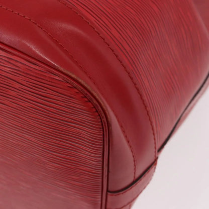 Louis Vuitton Noe Epi Leather, Red, Leather, Shoulder Bag