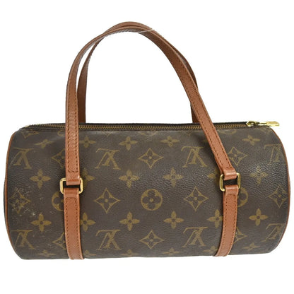 Louis Vuitton Papillon Monogram, Brown, Canvas, Handbag