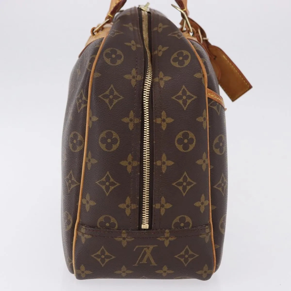 Louis Vuitton Deauville Monogram, Brown, Canvas, Handbag