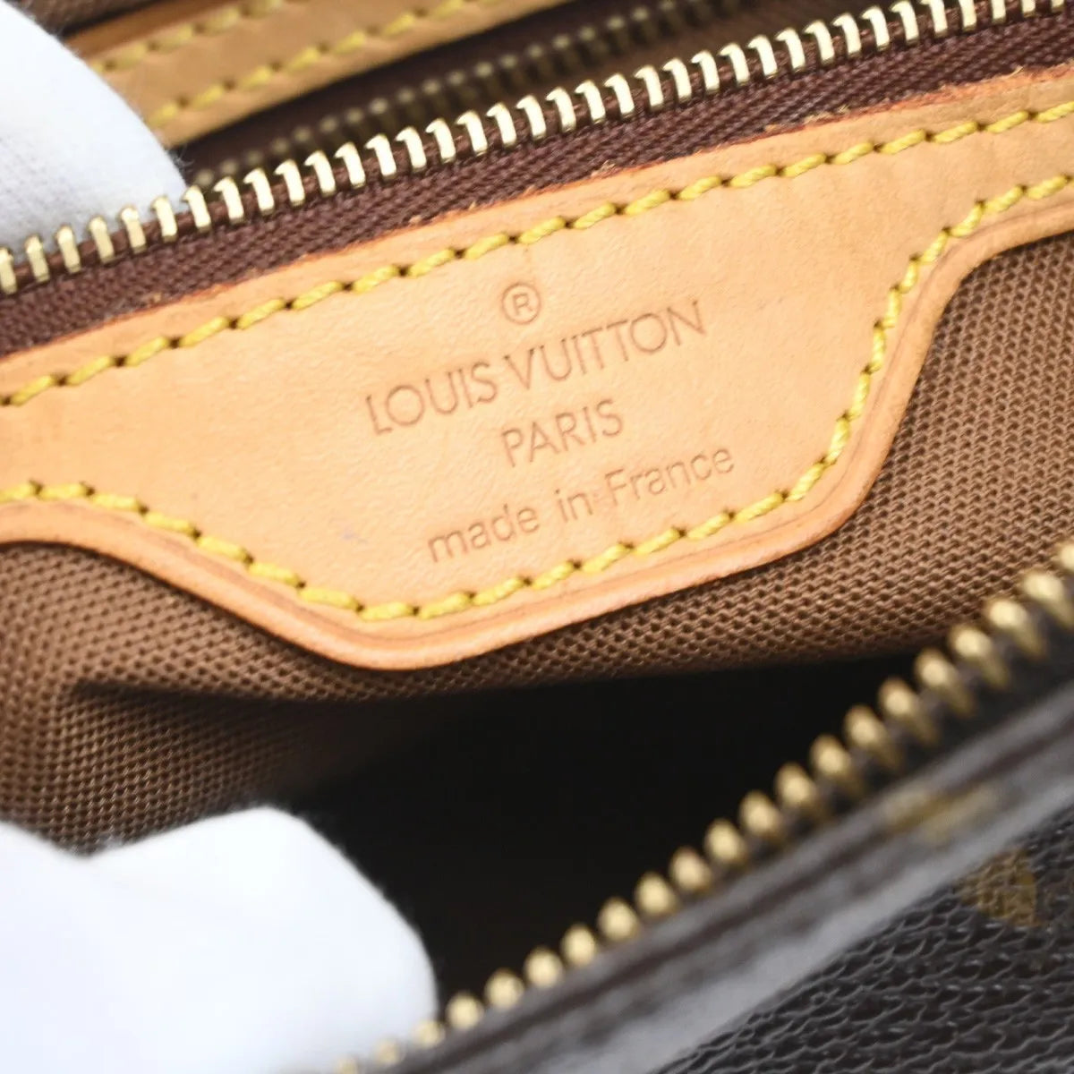Louis Vuitton Trotteur Monogram Canvas, Brown, Canvas, Shoulder Bag
