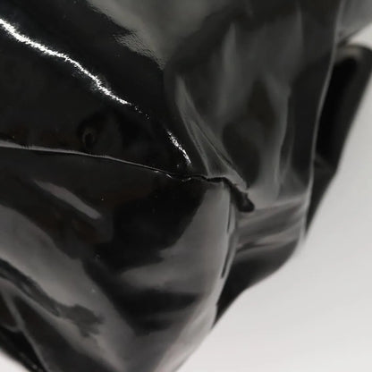 Salvatore Ferragamo Vala Patent leather, Black, Patent Leather, Handbag
