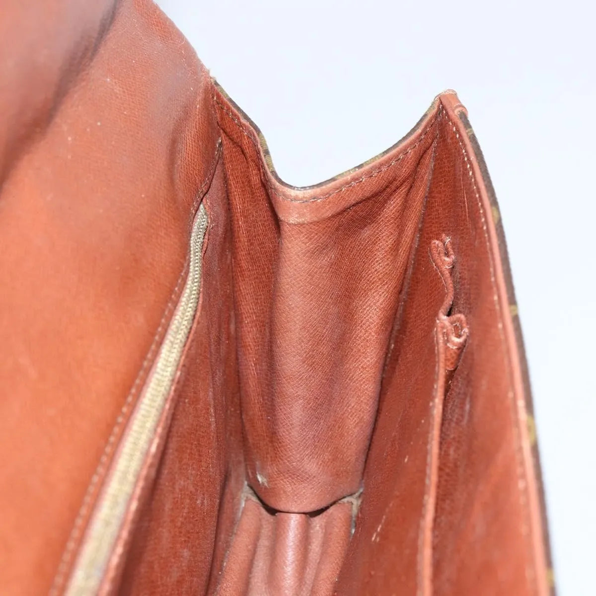 Louis Vuitton Dame Pochette Monogram Canvas, Brown, Canvas, Clutch