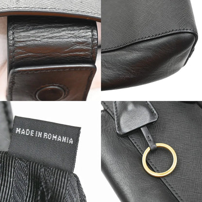 Prada Re-Edition Galleria Tote Saffiano Leather, Black, Leather, Tote Bag