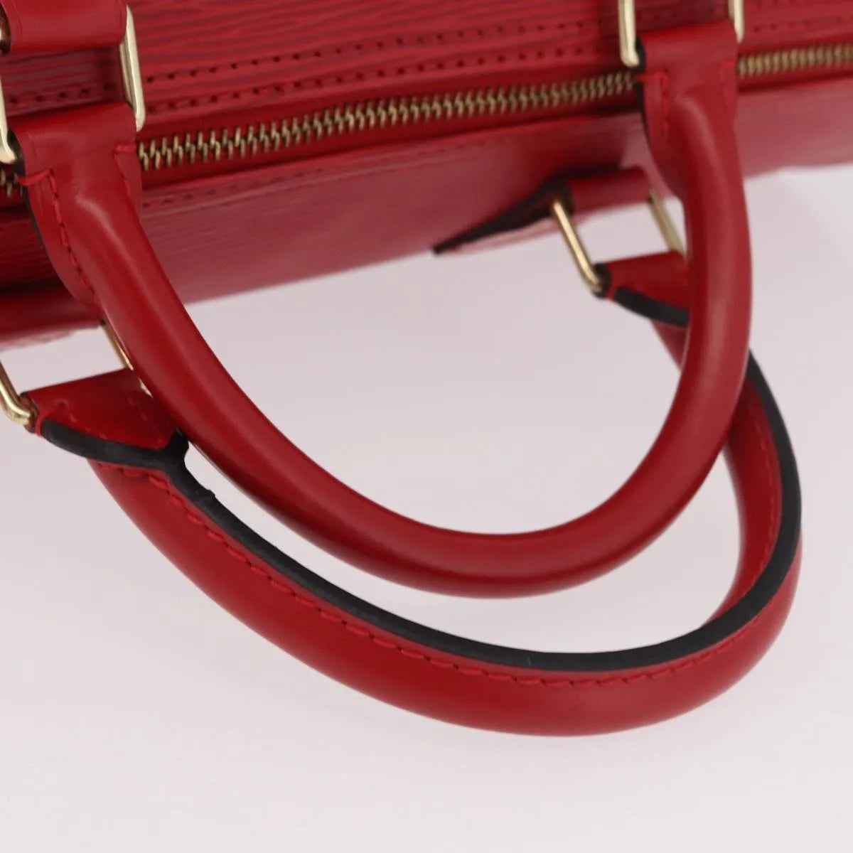 Louis Vuitton Speedy Epi Leather, Red, Leather, Handbag