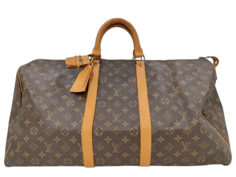 Louis Vuitton Keepall Monogram Canvas, Brown, Canvas, Travel Bag