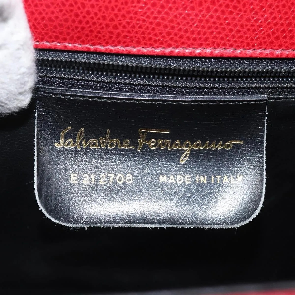 Salvatore Ferragamo Vintage Leather, Red, Leather, Shoulder Bag