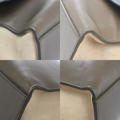 Celine Trapeze Leather with Suede, Multicolour, Leather, Handbag