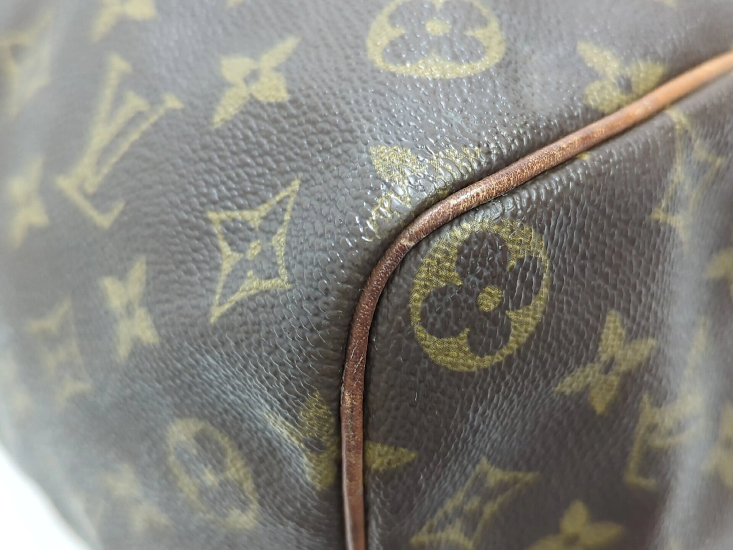 Louis Vuitton Speedy Monogram Canvas, Beige, Canvas, Handbag