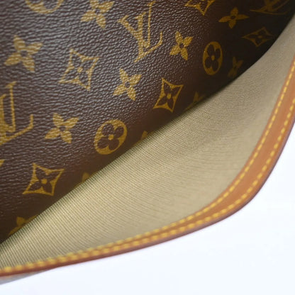 Louis Vuitton Reporter Monogram, Brown, Canvas, Shoulder Bag