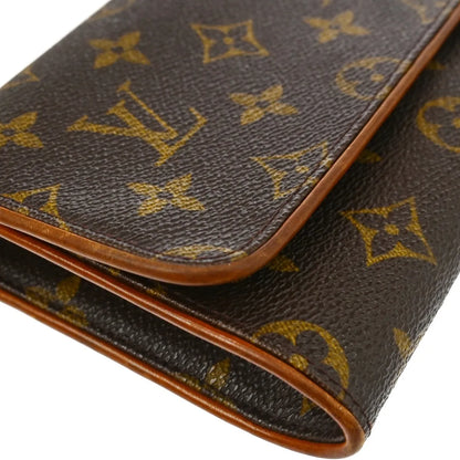 Louis Vuitton Twin Monogram, Brown, Canvas, Clutch