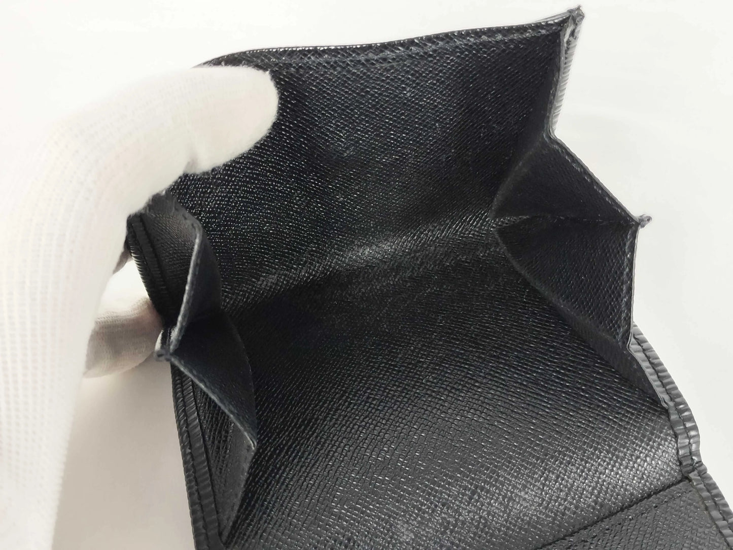 Louis Vuitton Iris Wallet NM Epi, Black, Leather, Wallet
