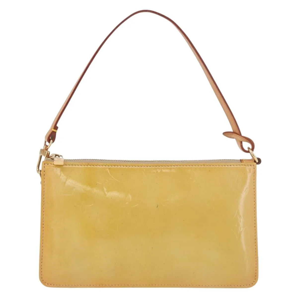 Louis Vuitton Lexington Pochette Patent Leather, Beige, Patent Leather, Clutch
