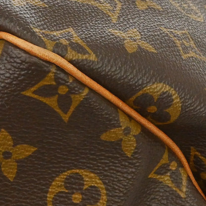 Louis Vuitton Keepall Monogram, Brown, Canvas, Travel Bag
