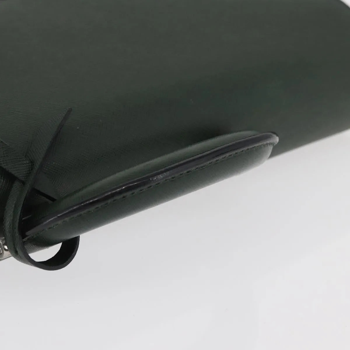 Burberry Briefcase Leather, Green, Leather, Briefcase