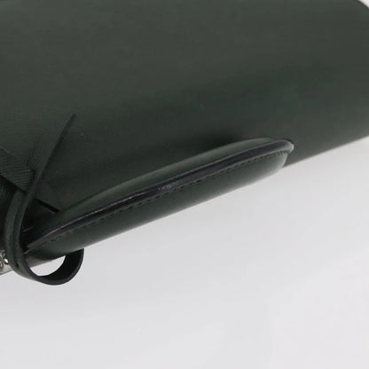 Burberry Briefcase Leather, Green, Leather, Briefcase