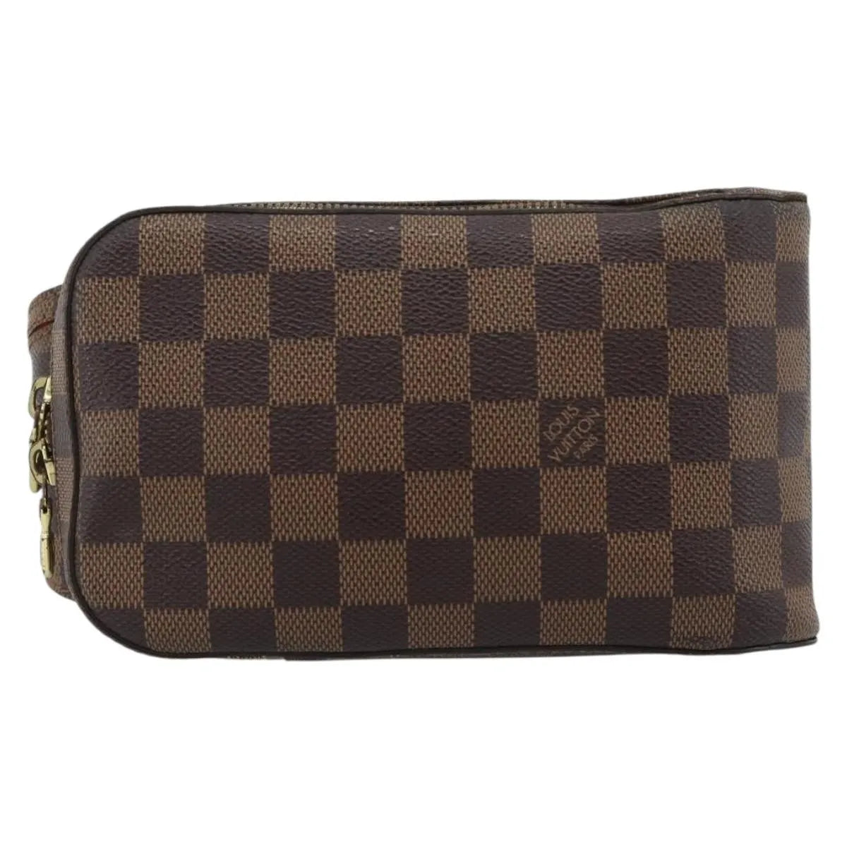 Louis Vuitton Geronimos Waist Damier, Brown, Canvas, Shoulder Bag
