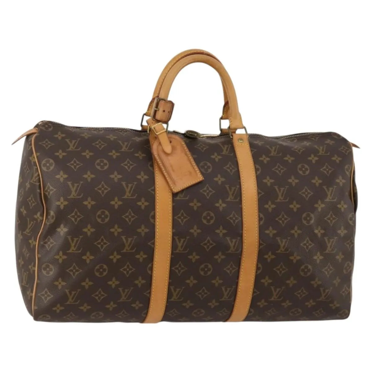 Louis Vuitton Keepall Monogram Canvas, Brown, Canvas, Travel Bag