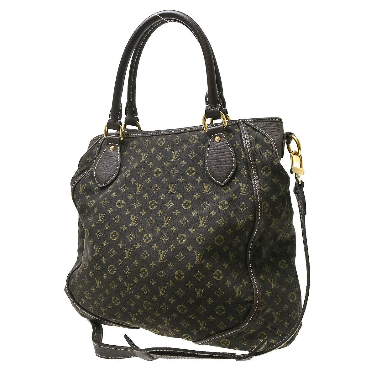 Louis Vuitton Angele Mini Lin, Brown, Canvas, Handbag