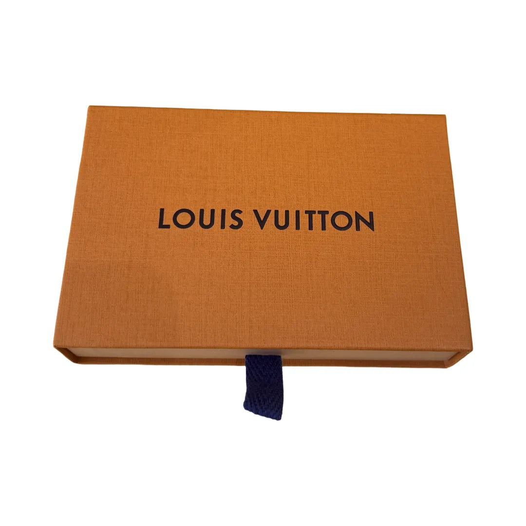 Louis Vuitton Zip Canvas, Orange, Cotton, Wallet