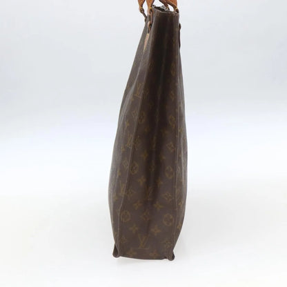 Louis Vuitton Sac Plat Monogram, Brown, Canvas, Tote Bag