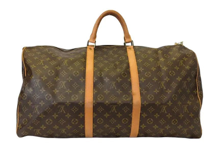 Louis Vuitton Keepall Monogram Canvas, Brown, Canvas, Travel Bag