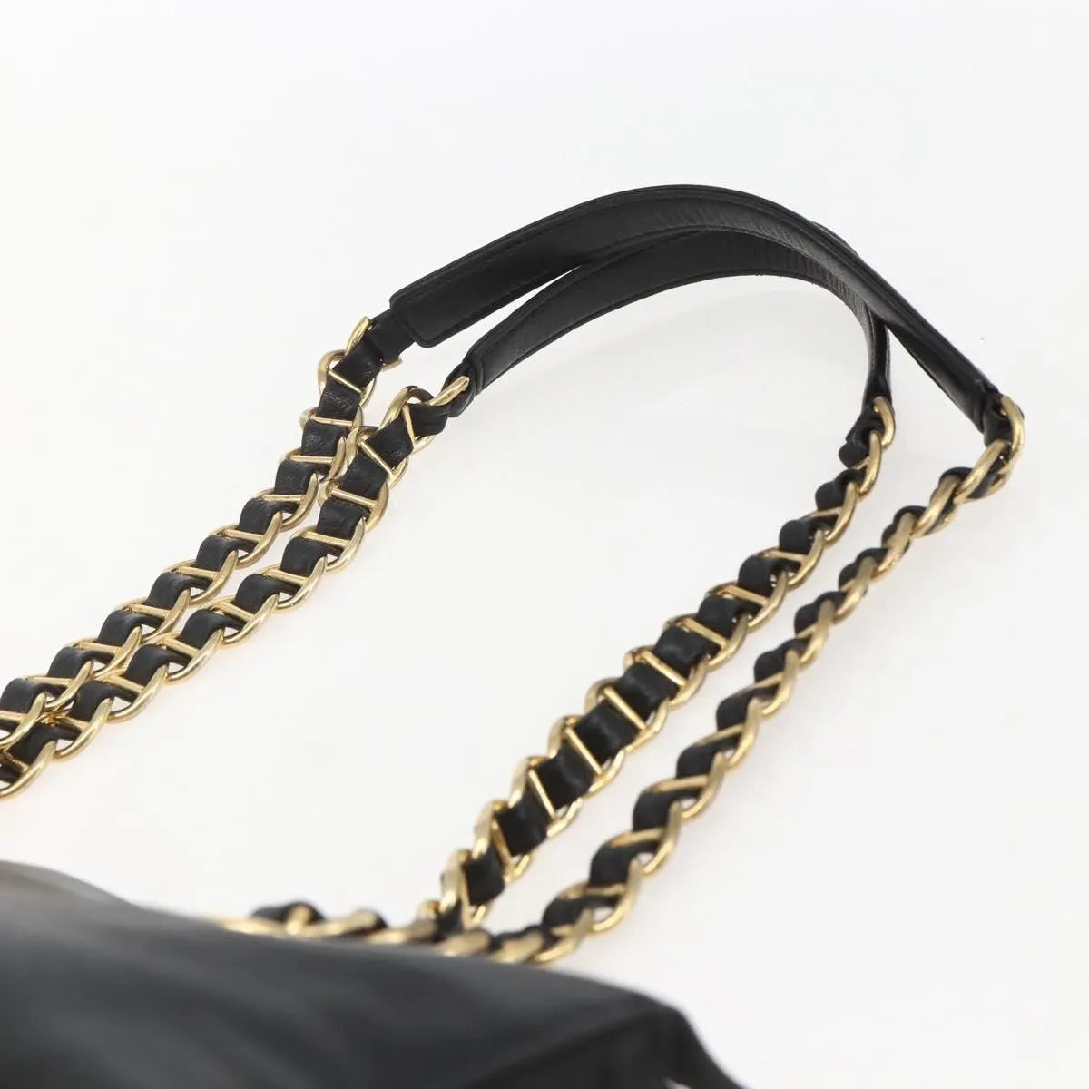 Prada Shoulder Leather, Black, Leather, Shoulder Bag