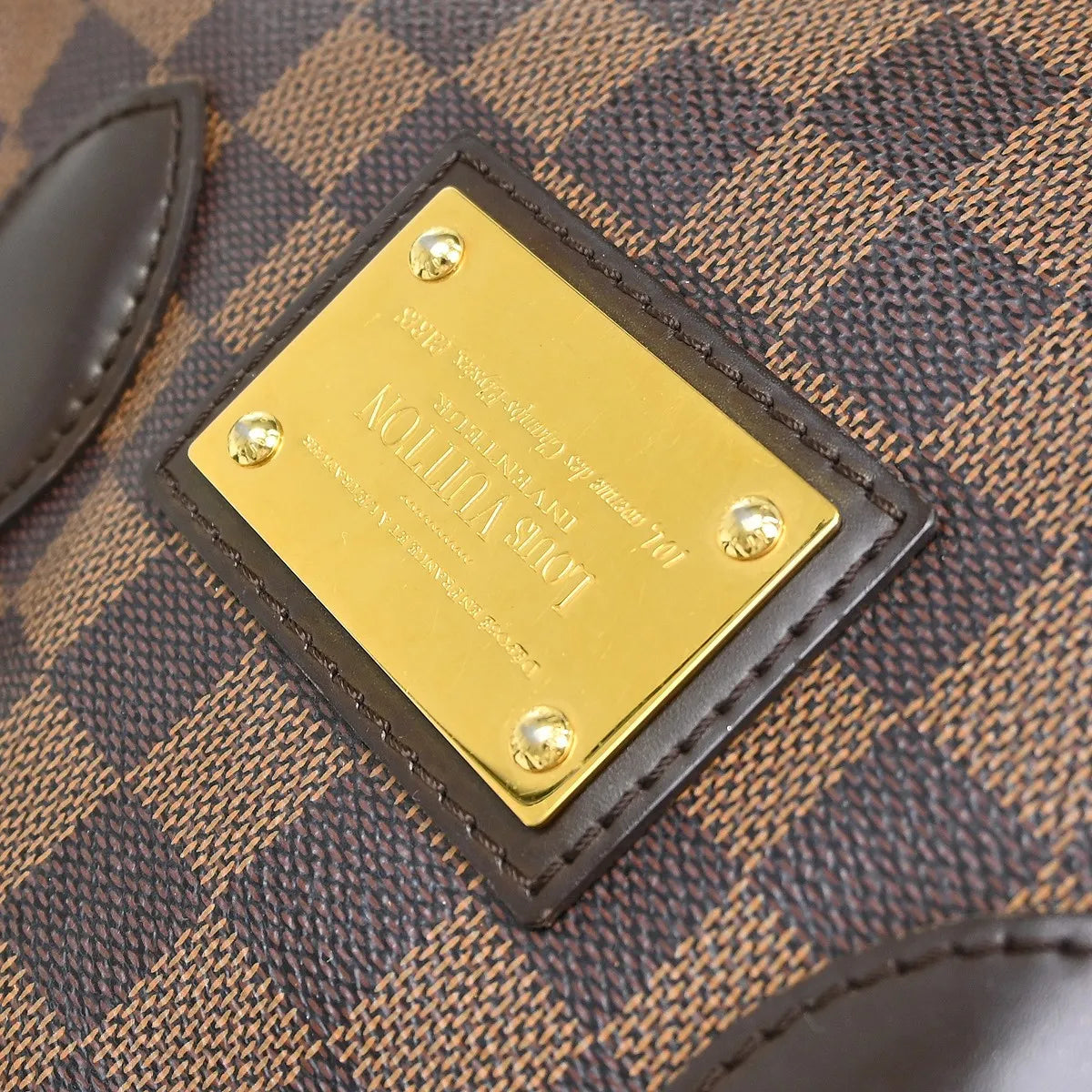 Louis Vuitton Hampstead Damier, Brown, Canvas, Tote Bag