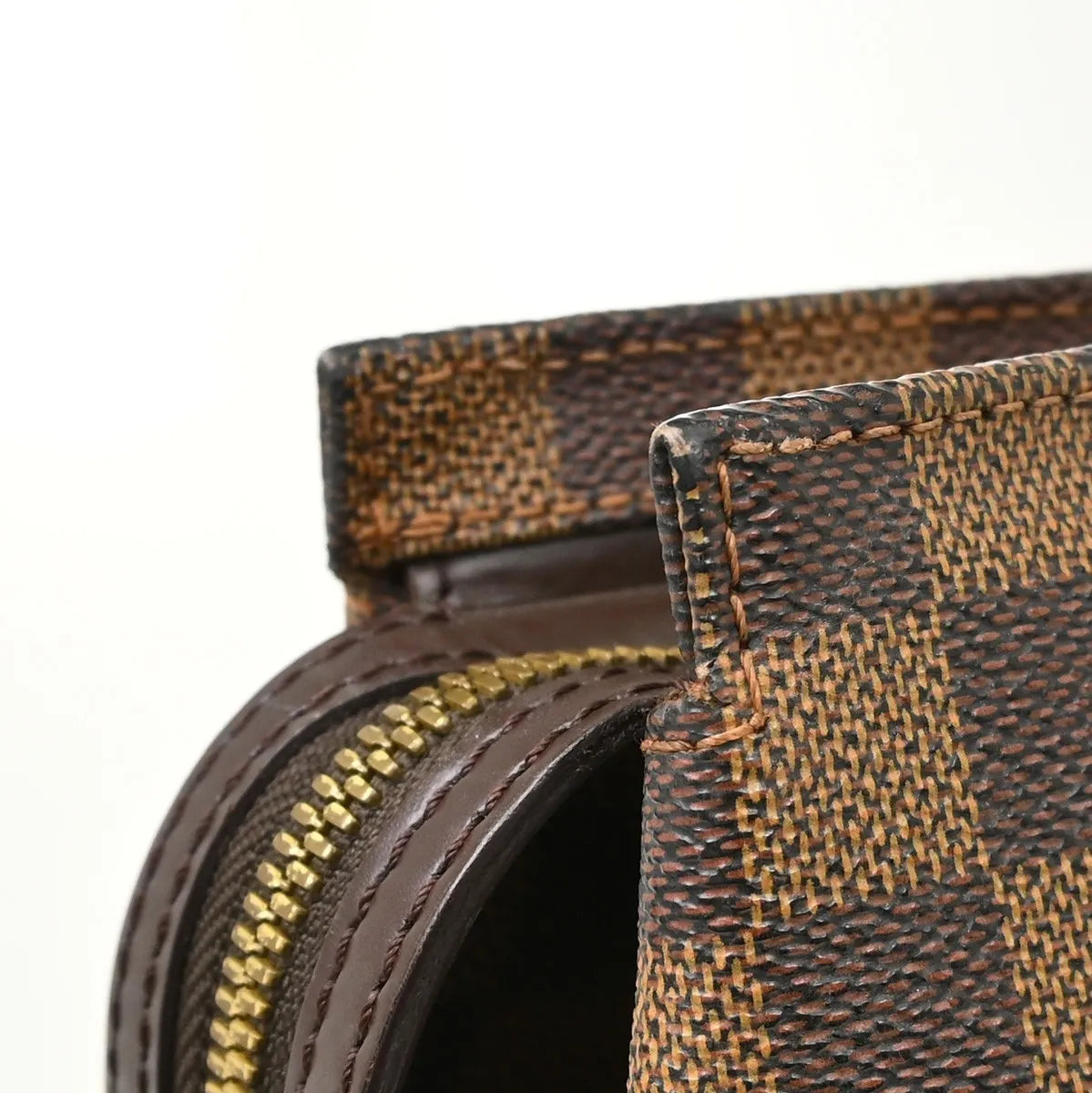 Louis Vuitton Chelsea Damier, Brown, Canvas, Tote Bag
