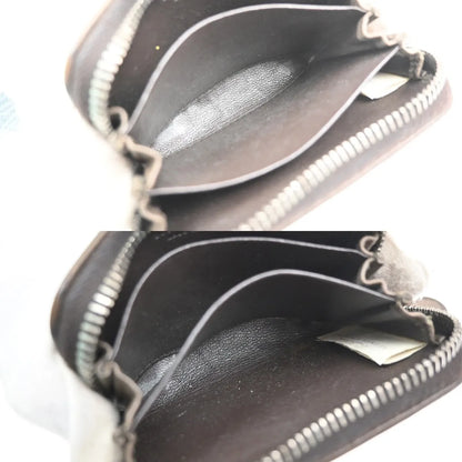 Bottega Veneta Zip Coin Purse Intrecciato Nappa, Brown, Leather, Wallet