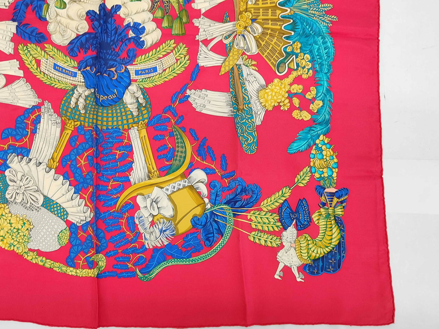 Hermes Carré 90 Silk multicolor, Multicolour, Silk, Scarf