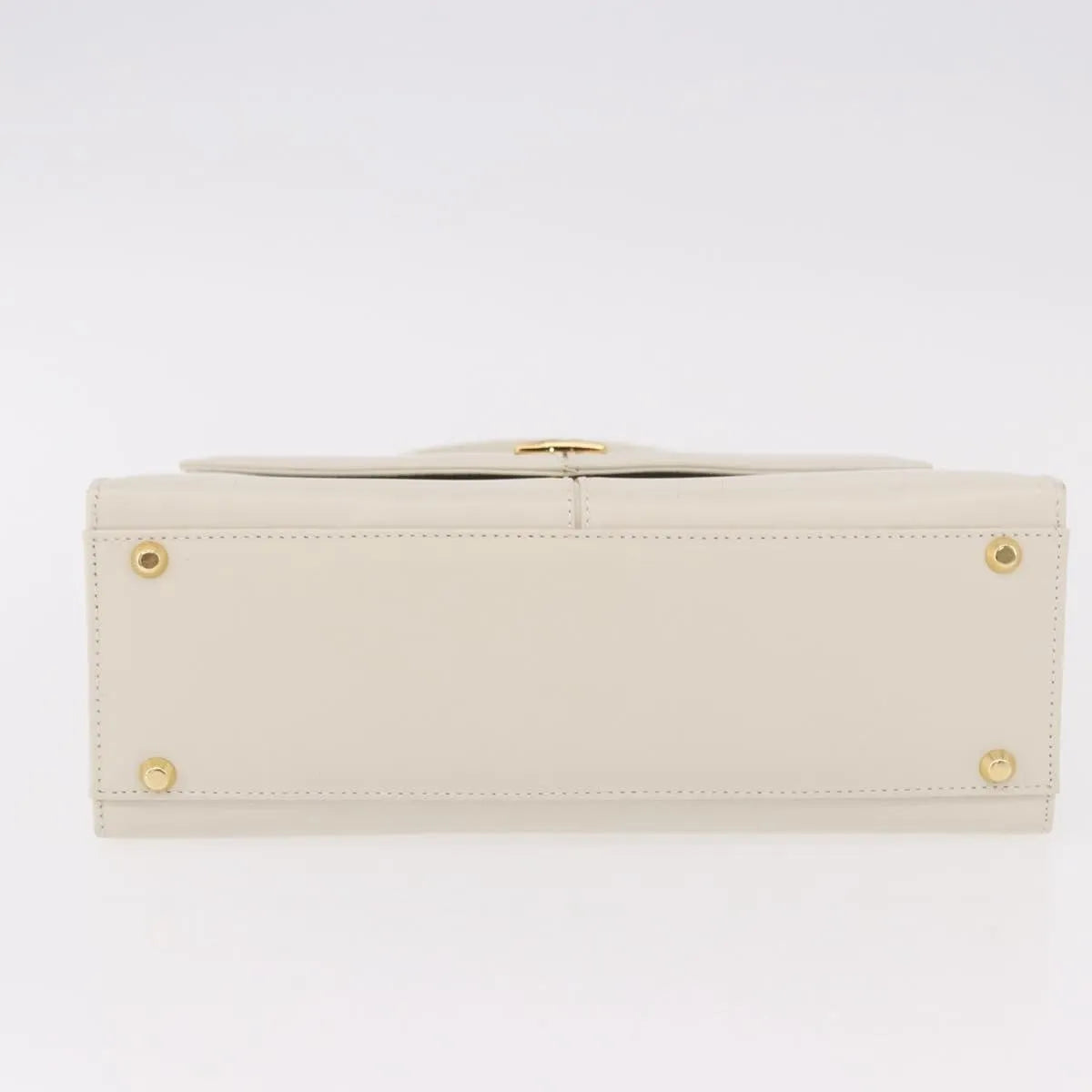 Saint Laurent Vintage handbag Leather, White, Leather, Handbag