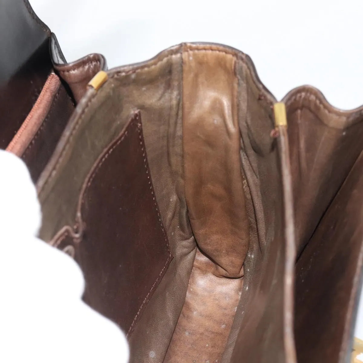 Celine Horse Carriage Leather, Brown, Leather, Shoulder Bag
