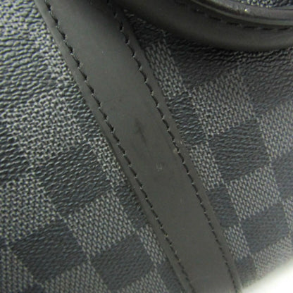 Louis Vuitton Porte-Documents Voyage Damier, Black, Canvas, Briefcase